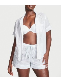 Пижама Cotton Short Pajama Set White