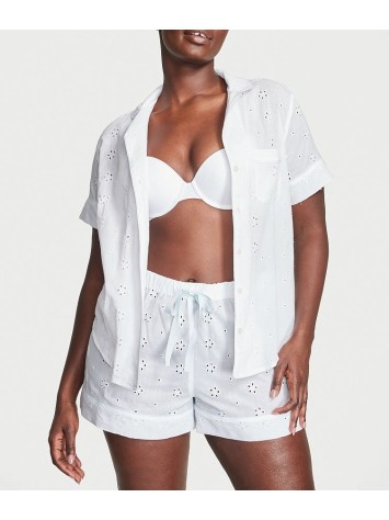 Піжама Cotton Short Pajama Set White