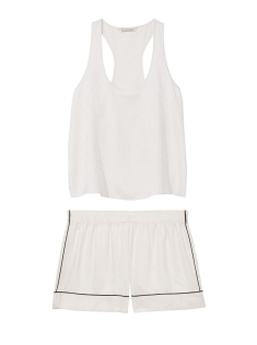Піжама Short Cami PJ Set White logo