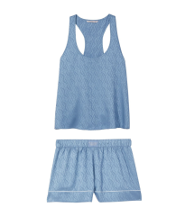 Піжама Short Cami PJ Set Blue logo