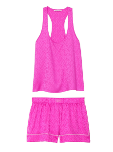 Пижама Short Cami PJ Set Fuchsia logo
