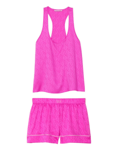 Піжама Short Cami PJ Set Fuchsia logo