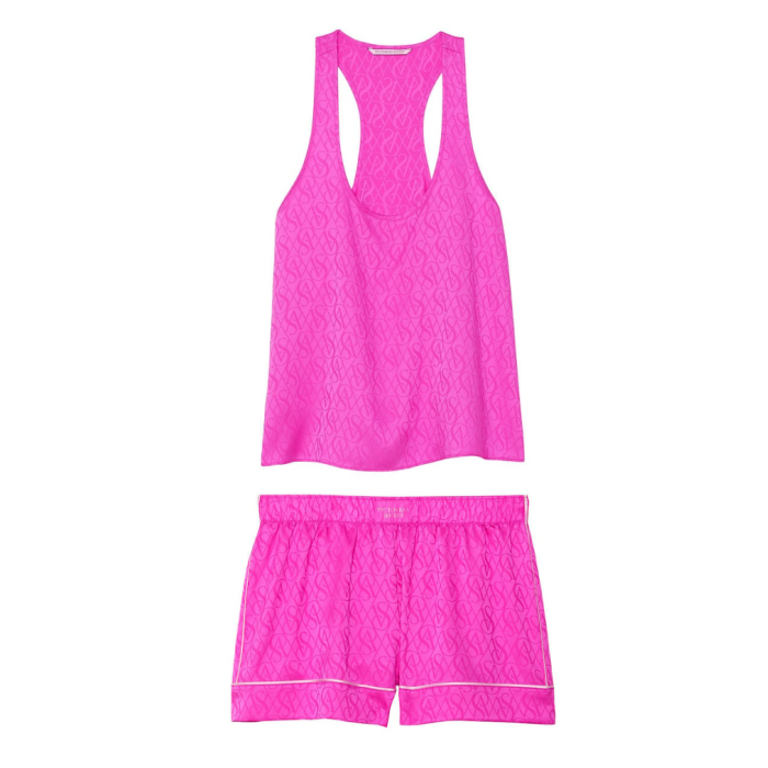 Піжама Short Cami PJ Set Fuchsia logo