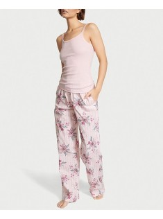 Піжама Long Cami Set Floral Stripes