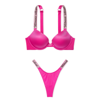 Комплект Very Sexy Shine Strap Push Up Fuchsua Frenzy Set