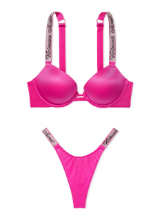 Комплект Very Sexy Shine Strap Push Up Fuchsua Frenzy Set