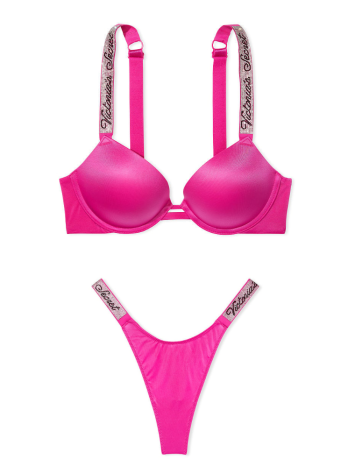 Комплект Very Sexy Shine Strap Push Up Fuchsua Frenzy Set