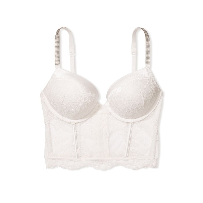Бюстье Вікторія Сикрет Very Sexy Bombshell Add-2-cups Push-Up Bra Top White
