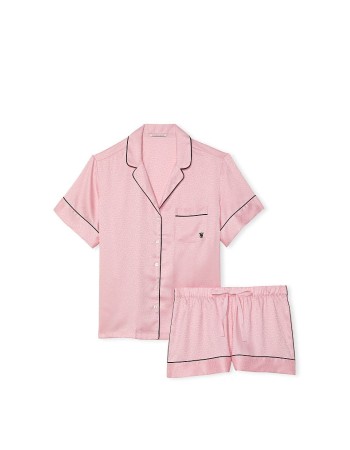 Сатиновая пижама Satin Short Pajama Set Pretty Blossom