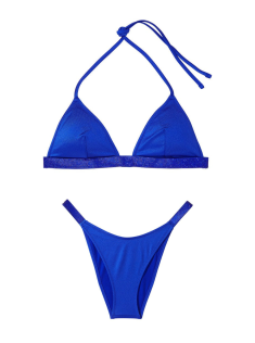 Купальник Shine Strap Triangle Bikini Set Blue Oar