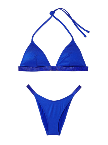 Купальник Shine Strap Triangle Bikini Set Blue Oar
