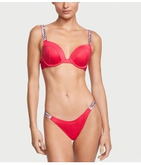 Купальник  Bikini Shine Strap Sexy Tee Push-Up Wild Strawberry Logo Set