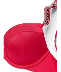 Купальник Bikini Shine Strap Sexy Tee Push-Up Wild Strawberry Logo Set