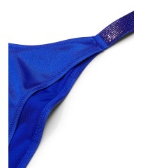 Купальник Shine Strap Sexy Tee Push-Up Bikini Set Blue Oar
