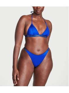 Купальник Shine Strap Triangle Bikini Set Blue Oar