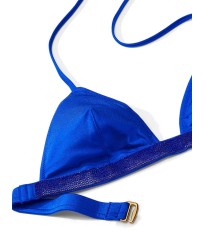 Купальник Shine Strap Triangle Bikini Set Blue Oar