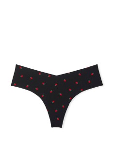 Трусики No-Show Thong Panty Black Ditsy Strawberry