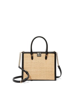 Сумка The Victoria Structured Satchel Natural Raffia