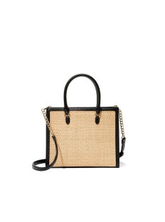 Cумка The Victoria Structured Satchel Natural Raffia