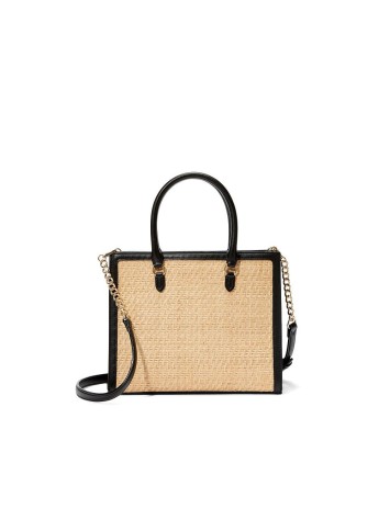 Сумка The Victoria Structured Satchel Natural Raffia