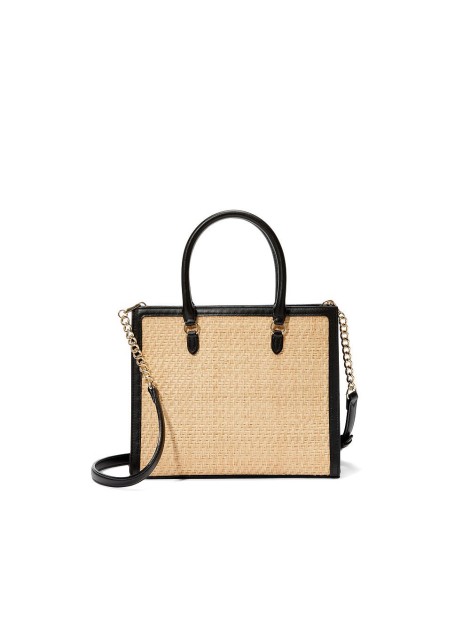 Cумка The Victoria Structured Satchel Natural Raffia