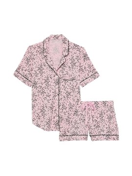 Пижама Pink Flora Mini Hearts Modal PJ Set Short