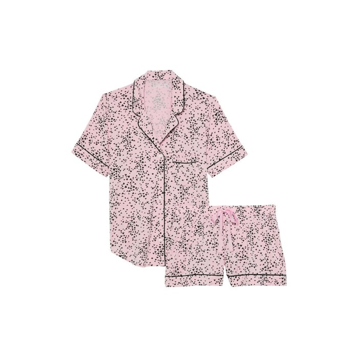 Піжама Pink Flora Mini Hearts Modal PJ Set Short