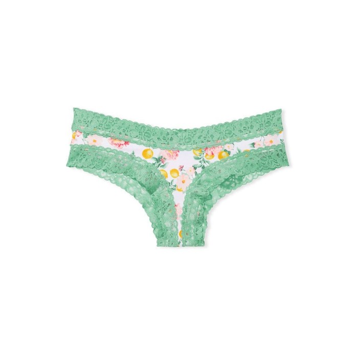 Трусики Lace Cotton Lemon Print Cheeky Panty