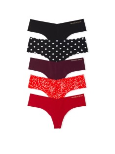 Подарунковий набір 5-Pack No-Show Thong Panties Multi Mix