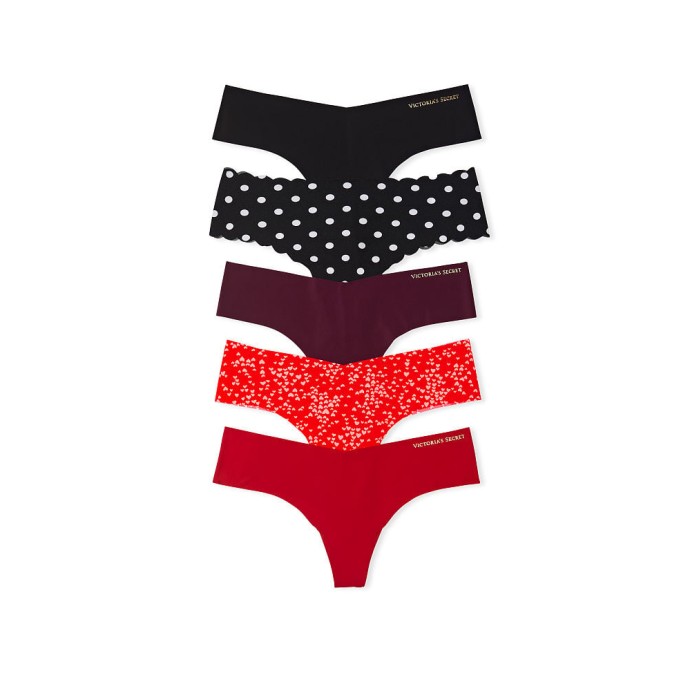 Подарочный набор 5-Pack No-Show Thong Panties Multi Mix