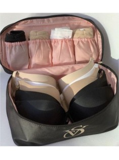 Bra Travel Case Black Logo VS
