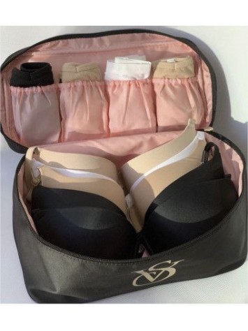 Bra Travel Case Black Logo VS