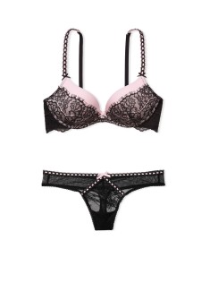 Комплект Dream Angels Pink Lace Push Up Bra Set2