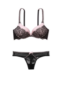 Комплект Dream Angels Pink Lace Push Up Bra Set2