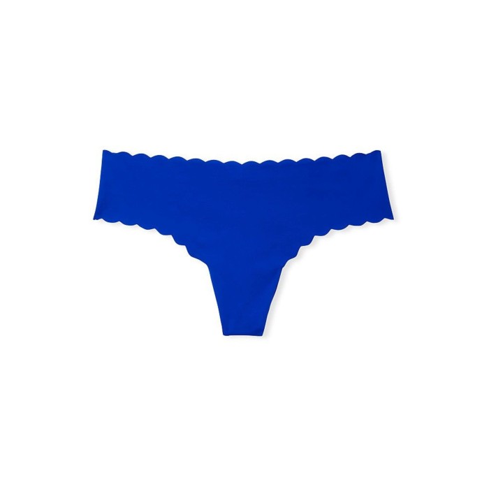 Трусики Scalloped Blue No show Thong panty