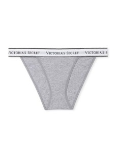 Трусики Grey Cotton Logo Tanga Panty 