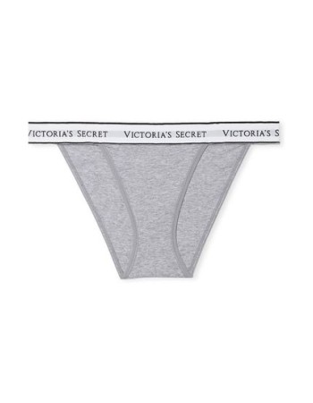 Трусики Grey Cotton Logo Tanga Panty 