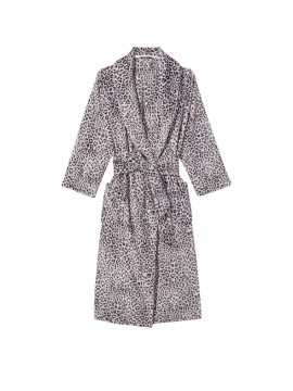 Халат Long Cosy Robe White Leopard
