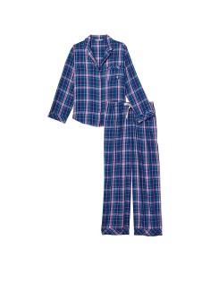 Піжама Flannel Long Pj Set Lilac Plaid