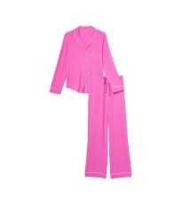 Піжама Modal Long Pajama Set Summer Pink Dot