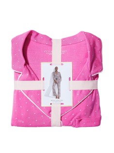 Піжама Modal Long Pajama Set Summer Pink Dot