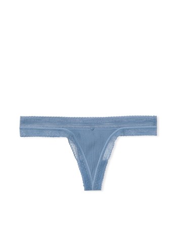 Трусики Blue Lace Cotton Thong panty