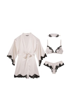 Подарунковий набір 4-Piece Silk Gift Set Coconut White