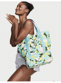 Пляжна сумка Cooler Tote Bag Swim Picnic Beach Lemons Blue