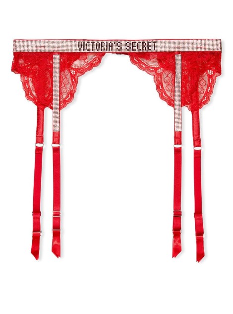 Пояс Shine Strap Garter Belt Lipstick Lace Victoria's Secret