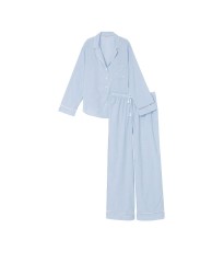 Піжама Вікторія Сікрет Blue Cotton Long PJ Set