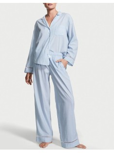 Піжама Вікторія Сікрет Blue Cotton Long PJ Set