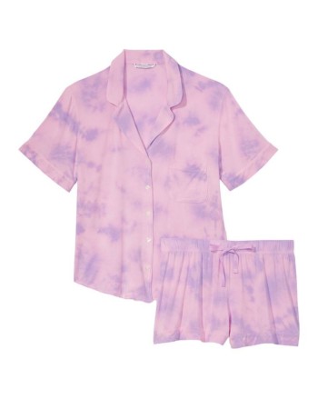 Пижама Cotton Printed Short PJ Set Pink