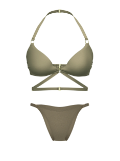 Купальник Archives Sexy Cut-Out Strappy Push-Up Bikini Top Set Desert Cactus