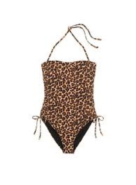 Essential Strapless Ruched One-Piece Swimsuit